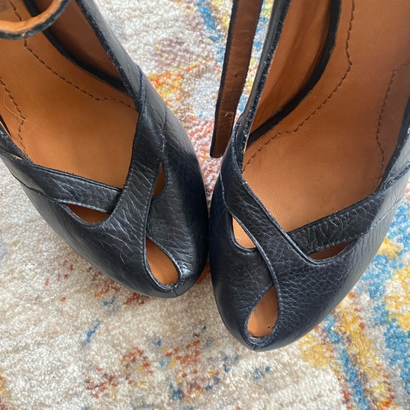 Givenchy black peep toe heel. Size 37. 4.5” heel. Never worn. Made in Italy. - Picture 2 of 9